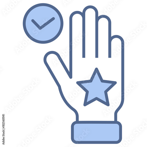 Accountability Blue Icon