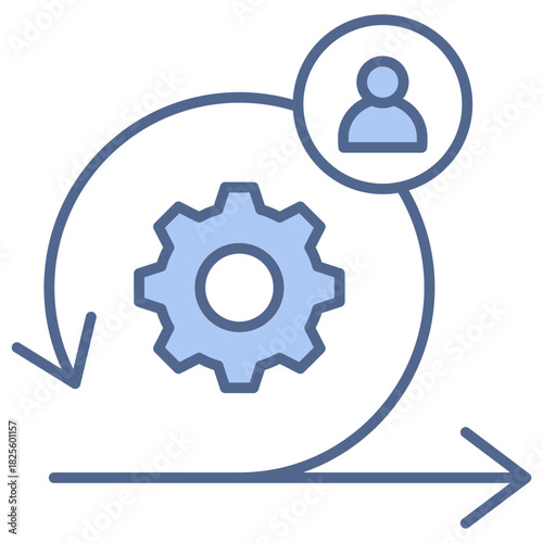 Methodology Blue Icon