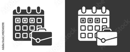 Leave Icon Set Vector Collection Isolated In Black And White