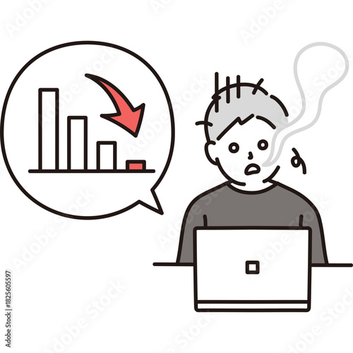 A Man Whose Sales Have Fallen