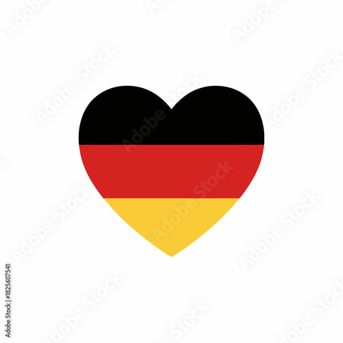 Germany Heart Flag Symbol Free Download Germany Heart Flag Symbol - GFXLoad