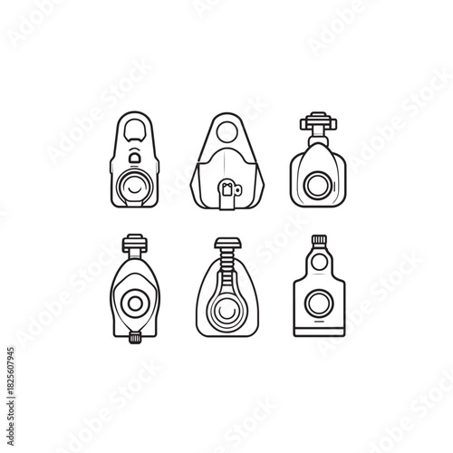 Bag Valve Mask line art medical emergency tool