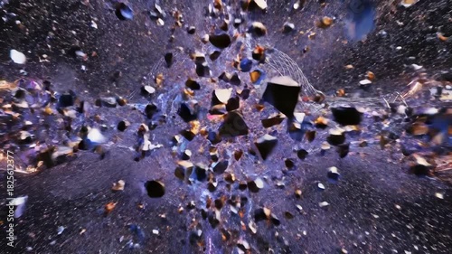 Abstract SciFi Portal A Mesmerizing Journey Through Space and Time Featuring Intricate Energy Fields Glowing Orbs and a Dynamic Display of Cosmic Particles.