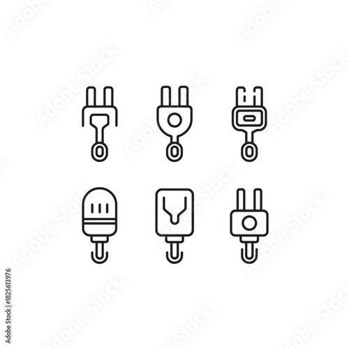 Cable Organizer line art keeping wires neat