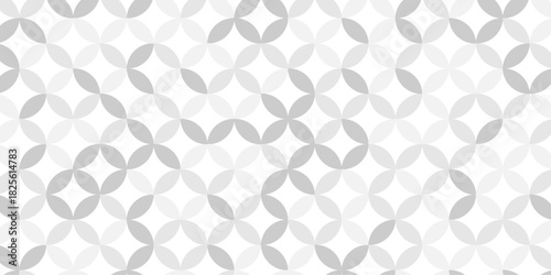 Abstract trendy meatball circle overlapping vector colorful repeat scales fabric textile clothing wallpaper texture design.	