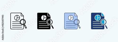 Data Tracking multiple style icon collection