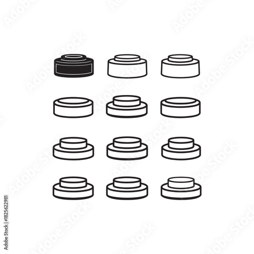 Curling tone line art exploring smooth flowing sound