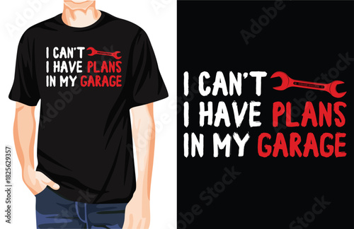 Garage t-shirt design