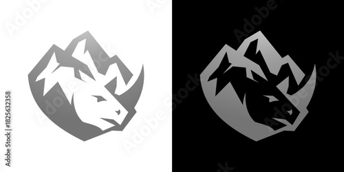 rhino mountain landscape