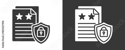 Regulatory Icon Set Vector Collection Isolated In Black And White