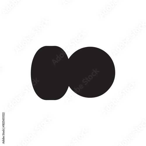 Door knob vector icon in linear icon isolated on white background