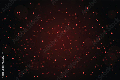Luxury Modern Dark Red Shimmering Bokeh Abstract Vector Background