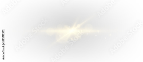 A bright yellow glowing line stretches across the scene with smooth radiant warmth. Soft sparkles dance along its luminous edge. The warm shine adds energy to any design.PNG