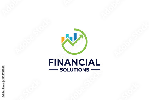 Marketing, financial, business logo design