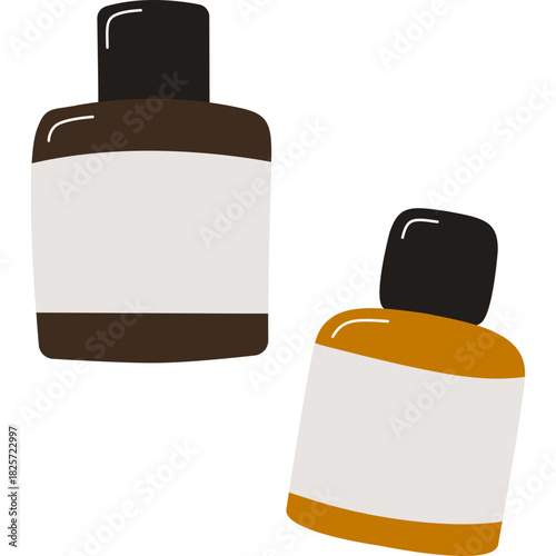 Two Skincare Cosmetic Bottles