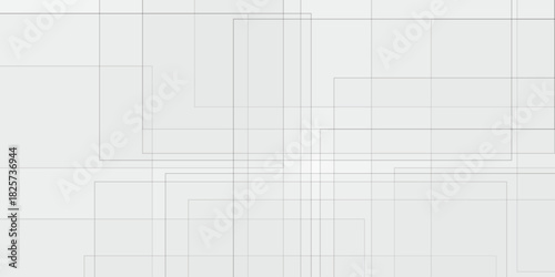  Abstract background white modern background. Gradient square shape design. Futuristic technology concept. Abstract geometric line square seamless pattern.