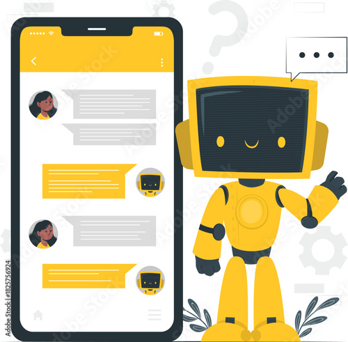 Ai chatbot on phone messaging app