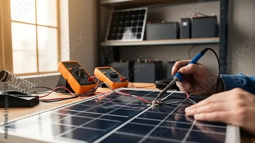 Solar Panel Repair and Maintenance - A Technicians Expertise.