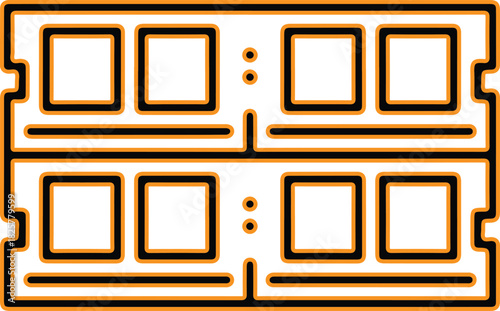 Computer ram modules for data storage and memory
