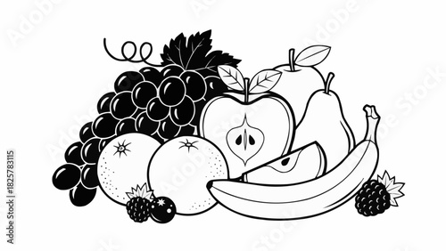 vector illustration of a fruit