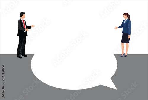 icon logo sign work vector design Communication between genders, vector concept. Symbol of equality, issues, difference template element