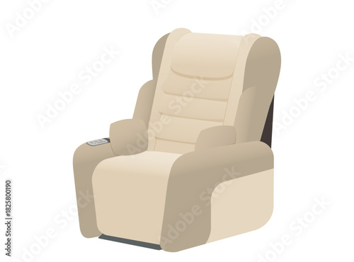 マッサージチェアのイラスト