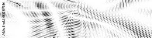 Light gradient halftone dots grunge wide background
