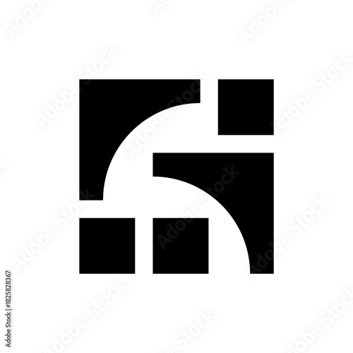 Abstract logo. Logo design. Template elements. Geometric abstract logo