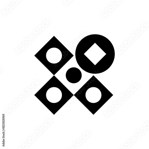 Abstract logo. Logo design. Template elements. Geometric abstract logo