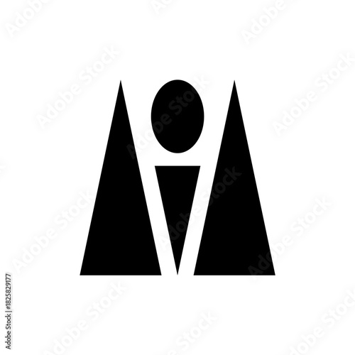 Abstract logo. Logo design. Template elements. Geometric abstract logo