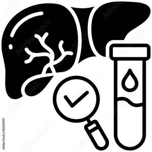 Liver Function Test Icon