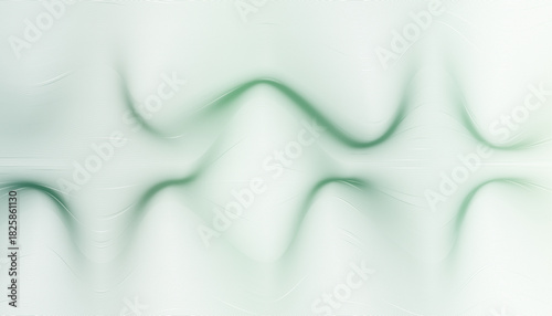 Soft Green Topographic Wave Abstract Background