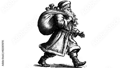 Image showing a knight with a sword, a black and white dragon, and a cartoon zombie in an antique angel-sculpture illustration style