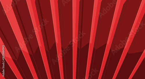 Abstract red lines create a dynamic and visually interesting pattern, offering a sense of depth and movement across the image's surface.