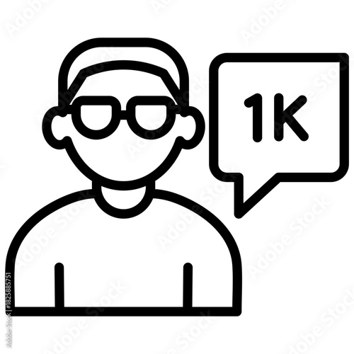 Follower Outline Icon