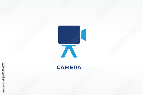CAMERA vector, icon or logo sign isolated symbol illustration
