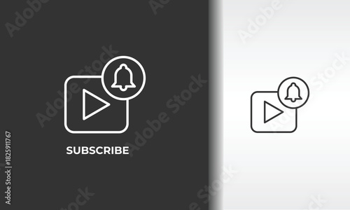 Subscribe Vector, Icon Or Logo Sign Isolated Symbol Illustration