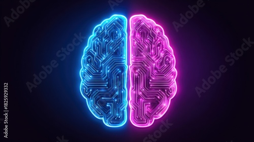 Digital Brain with Circuit Board Design