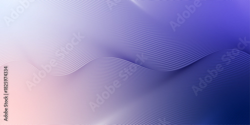 An abstract purple and blue wave pattern, evoking a sense of calm and serenity. This image showcases fluid lines and soft gradients 