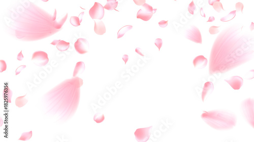 Pink Sakura Motion blur Soft shadows Ideal for sweet floral perfume advertising spring product packaging or romantic wedding themes feminine design