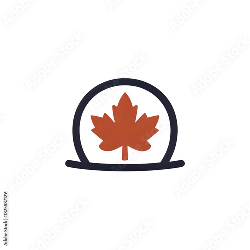 leaf and plate logo