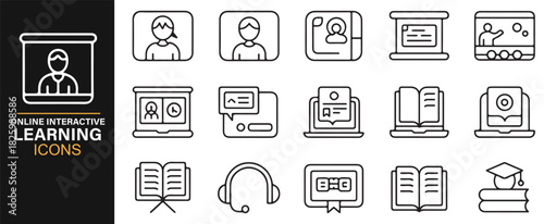 Interactive learning symbols for digital training, study, and teaching