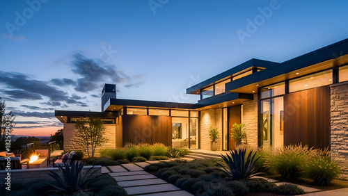 beautiful house exterior