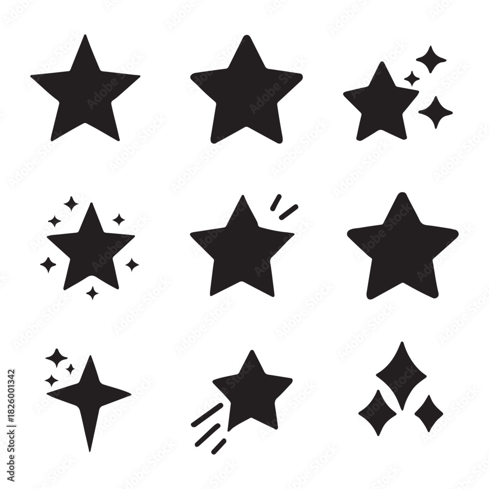Obraz premium Star icon vector