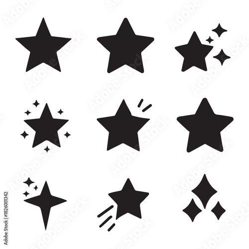  Star icon vector