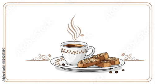 Coffee and biscotti