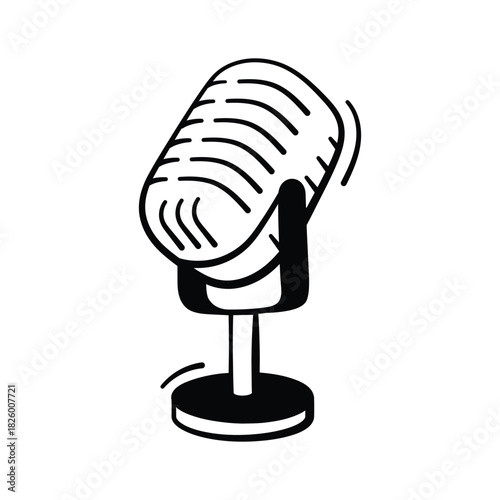 A microphone icon representing singing, performance, and entertainment
