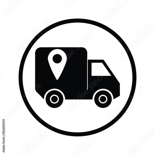 Last Mile Delivery Service Icon