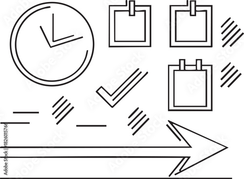 Abstract geometric design with vibrant colors and clean lines