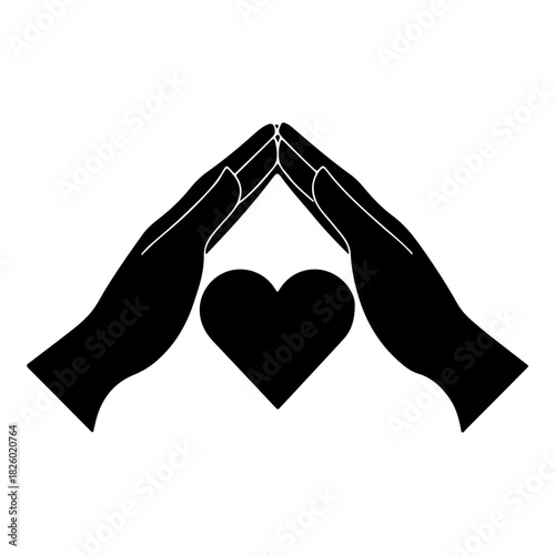 Elegant silhouette of a graceful dancer performing on stage under bright spotlight in a dramatic pose